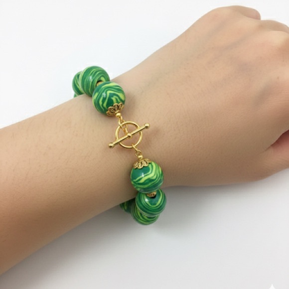 Artisan Polymer Clay Beaded Bracelets | Handmade & Unique - Picture 4 of 11